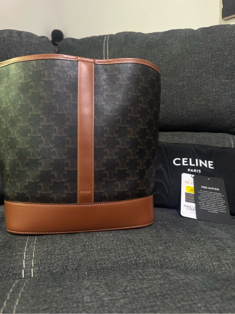 Celine Triomphe Bucket Bag - Medium (2022)